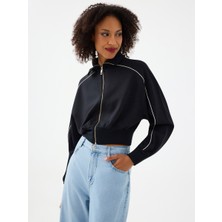 Long Crop Kadın Sweatshirt