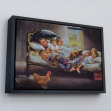 Çerçeveli Mutluluğun Resmi Dianne Dengel'in Eseri Kanvas TABLOSU-6661