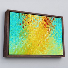 Çerçeveli Sürreal Renkler Senfonisi TABLOSU-6636
