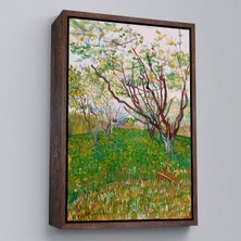 Çerçeveli Vincent Van Gogh - Meyve Çiçekleri TABLOSU-7450