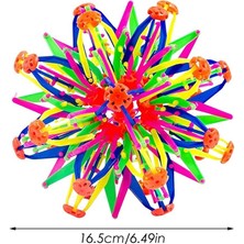 Multi Hoberman Küresi Izokinetik Yoga Egzersiz Nefes Alan Origami Stres Giderici Oyuncak Top