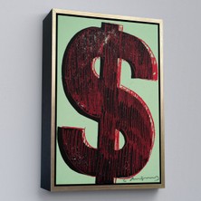 Çerçeveli Dolar Işareti TABLO-8031