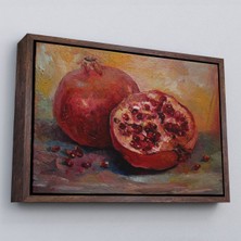 Çerçeveli Nar Yağlı Boya Görünümlü Klasik Sanat TABLOSU-1230