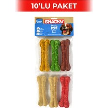 Köpekler Için Press Kemik 11,5 cm 6'lı Paket, Sağlıklı ve Lezzetli Köpek Atıştırmalığı