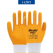 Pn3+ Sarı Iş Eldiveni Polyester Örme Nitril Beybi No:10 Royaleks Group - 1 Çift