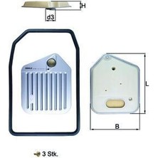 Mahle HX163KIT - Sanzıman Fıltresı Bmw E34 E39 E32 E38 E53 5HP18