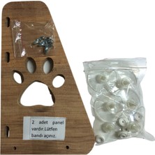 Bej Renkli Cam Yatağı Kol Paketi, Vantuzlu, Simit Yatak, Evcil Hayvanlar Için