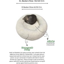 Yumuşak ve Sıcak Peluş Yatak, Kediniz ve Köpeğiniz Için Konforlu Uyku Alanı