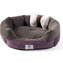 Ultra Soft Yıkanabilir Gri Iç Mekan Yatak (50X40) Small Hediye