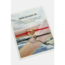 2 Adet Kalp Ip Bileklik