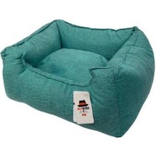 Renkli Yastık Yatak, Tüy Tutmaz, 60X50X20CM, Köpek ve Kedi, Rahat ve Konforlu