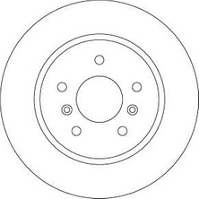 Trw DF6787 - Arka Fren Aynası Renault Captur Iı E Tech 20 Kadjar 15 Nıssan X-Traıl Iıı 14 Qashqaı Iı J11 13 290×13X5DELİK