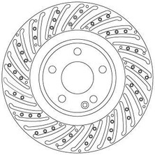 Trw DF6633S - Fren Dıskı On Mercedes W176 W246 C117 X117 X156