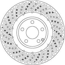 Trw DF6674S - Fren Dıskı On Mercedes W212 S212 R172