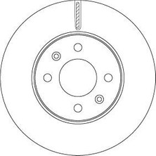 Trw DF6794 - Ön Fren Aynası Hyundaı I20 1.2-1.4-1.1 Crdı-1.4 Crdı 14