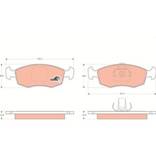 Trw GDB1443 - Ön Balata Palıo Weekend 96 Albea 01 Doblo 00