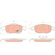 Trw GDB1690 - Ön Balata C4 Pıcasso 1.6 Hdı 110HP 06 11 Partner 08 11 Tepe-Berlıngo 08 11 5008 09 Ds4 Ds5