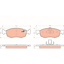 Trw GDB1588 - Ön Balata Doblo 01 Albea Palıo 96