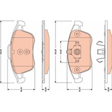 Trw GDB1788 - Ön Balata Renault Laguna Iıı 07 15 Latıtude 11 2.0dci 3.0dci