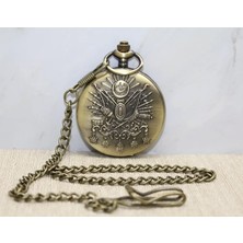 Osmanlı Devlet Arması Köstekli Saat ALK3983