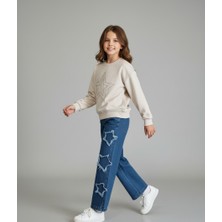 Badili Taş Işlemeli Yıldız Detaylı Kız Çocuk Takım