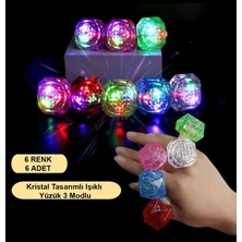 Kristal LED Parti Yüzük Seti (639LI)