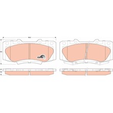 Trw GDB3528 - Ön Balata Hyundaı Hılux Iıı Pıckup 2.5d-4d 4×4 12/2007