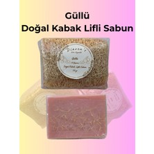 Güllü Doğal Kabak Lifli Sabun 110GR