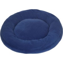 Mavi Simit Yatak 50 Cm, Kedi ve Köpekler Için Rahat ve Şık Evcil Hayvan Yatağı