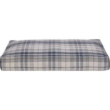 Renkli Kareli Köpek Yatağı 70X40CM, Yüksek Konforlu ve Şık Tasarım