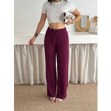 Akordiyon Fitilli Bol Paça Pantolon