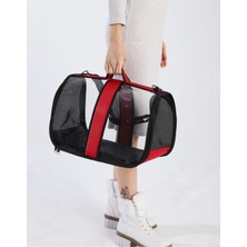 Beyaz Şeffaf Evcil Hayvan Taşıma Çantası, Hafif ve Rahat Seyahat Için Uygun