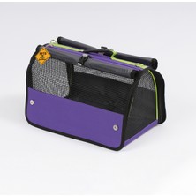 Mor Fileli Taşıma Çantası, Yıkanabilir, Hafif ve Dayanıklı Evcil Hayvan Taşıma Ürünü