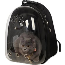 Siyah Evcil Hayvan Taşıma Çantası, Pratik ve Şık Tasarım