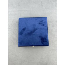 Kare Mavi Birinci Sınıf Tespih Kutusu