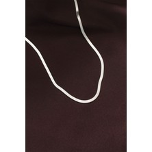 316L Çelik Gümüş Renk 60 cm Italyan Zincir Kolye 50235