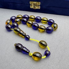 Enes Abdo Usta Işçilikli Sarı Lacivert Efe Maskot Tespih