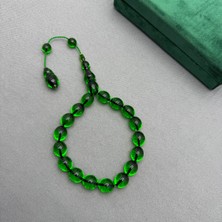 Sistemli Zümrüt Yeşil Rengi Efe Maskot Tespih