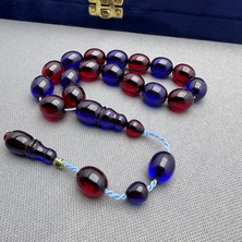 Enes Abdo Usta Işçilikli Bordo Mavi Efe Maskot Tespih