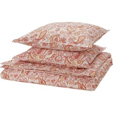 Rodgersıa Çift Kişilik Nevresim Seti Pembe Beyaz 240 x 220 / 50 x 60 Cm