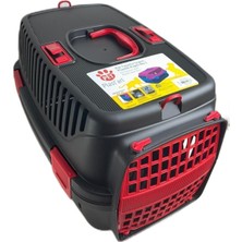 Kırmızı Kedi ve Köpek Taşıma Çantası 48X32,5X31CM, Hafif ve Kullanışlı, Güvenli Taşıma