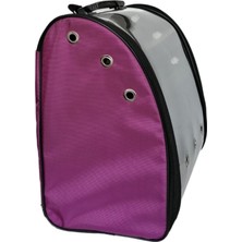 Kedi ve Köpek Taşıma Çantası, 23X37X40 Cm, Açık Mor, Rahat ve Şık Taşıma Seçeneği