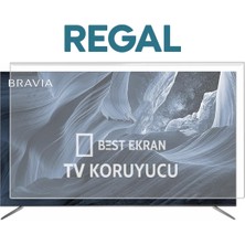 Regal 55V01900 Ekran Koruyucu - Regal 55" Inç 139 Ekran Kırılmaz Smart 4K Koruyucu