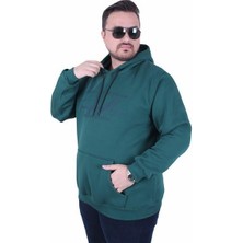 Starbattal Büyük Beden 3ip Kapüşonlu Sweat Let's Go 25720 Neftı
