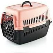 Bej Renkli Plastik Evcil Hayvan Taşıma Çantası