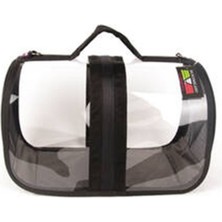 Siyah Şeffaf Taşıma Çantası, Pratik ve Şık Evcil Hayvan Ürünleri Için Uygun