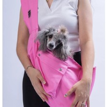 Pembe Gabardin Crossbody Çanta, Şık ve Kullanışlı Taşıma Seçeneği