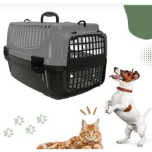 Siyah Plastik Evcil Hayvan Taşıma Çantası, Rahat ve Şık Tasarım