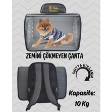 Gri Renkli Kedi ve Köpek Taşıma Çantası, Sırt Çantası, Evcil Hayvan Ürünü