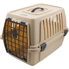 Bej Renkli Taşımacı Çanta, Hafif ve Şık, 47.5X37.5X33 Cm, Evcil Hayvanlar Için Uygun